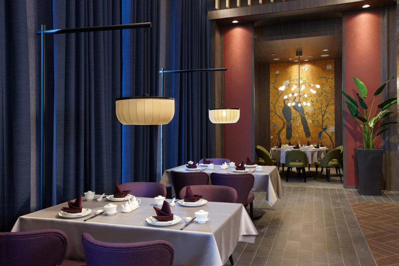 Cozzi Blu Hotell Zhongli Exteriör bild The interior of the restaurant